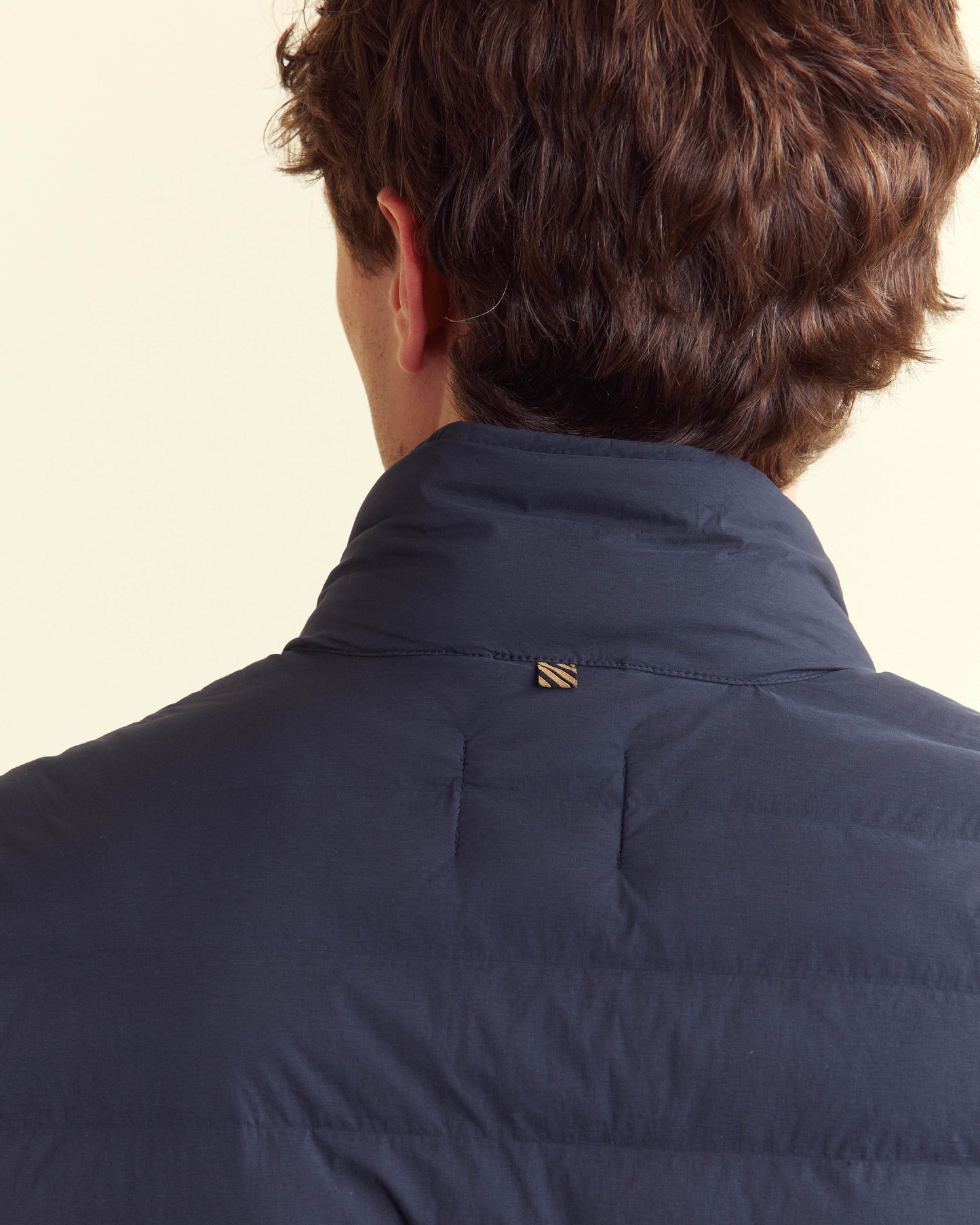 Baffle Vest Dark Navy Billy Reid