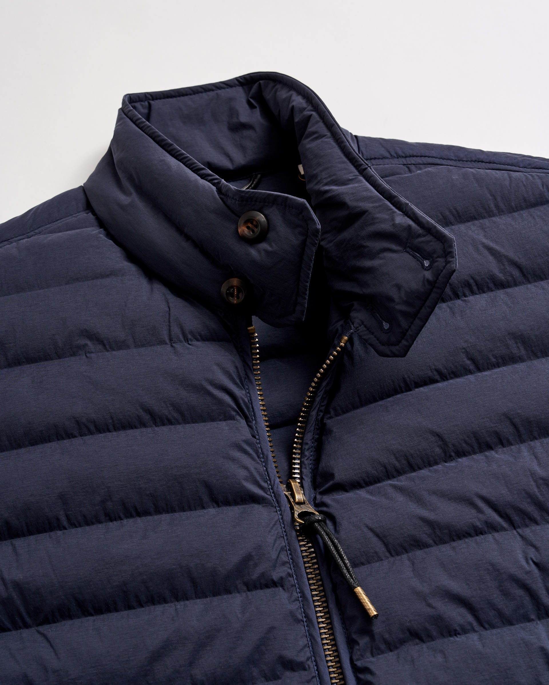 Baffle Vest Dark Navy Billy Reid