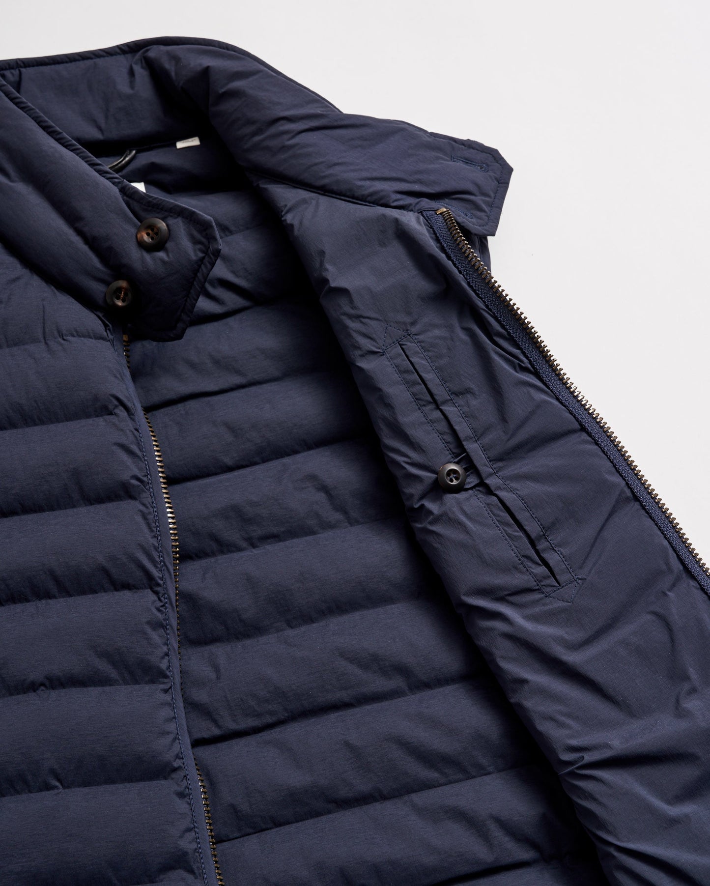 Baffle Vest Dark Navy Billy Reid