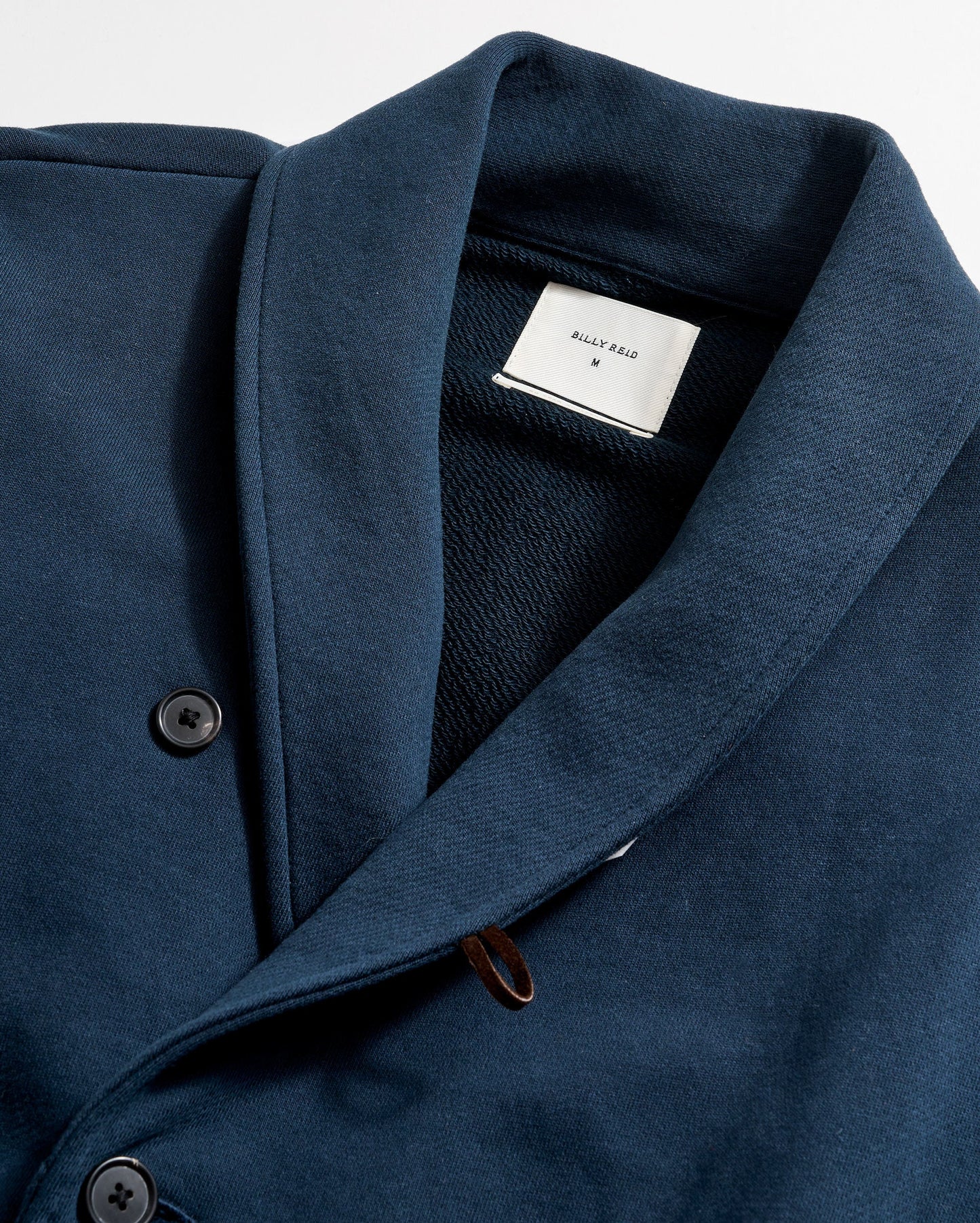 John Shawl Cardigan Carbon Blue Billy Reid