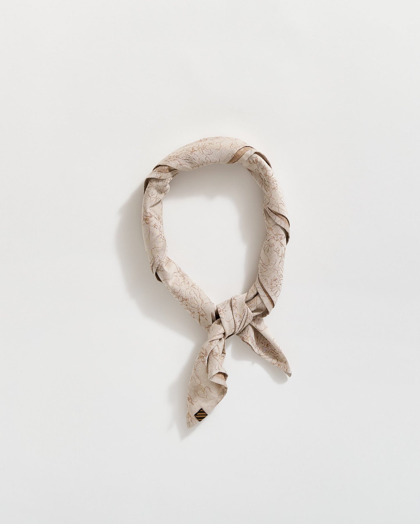 Melange Yellowhammer Bandana Tinted White Billy Reid