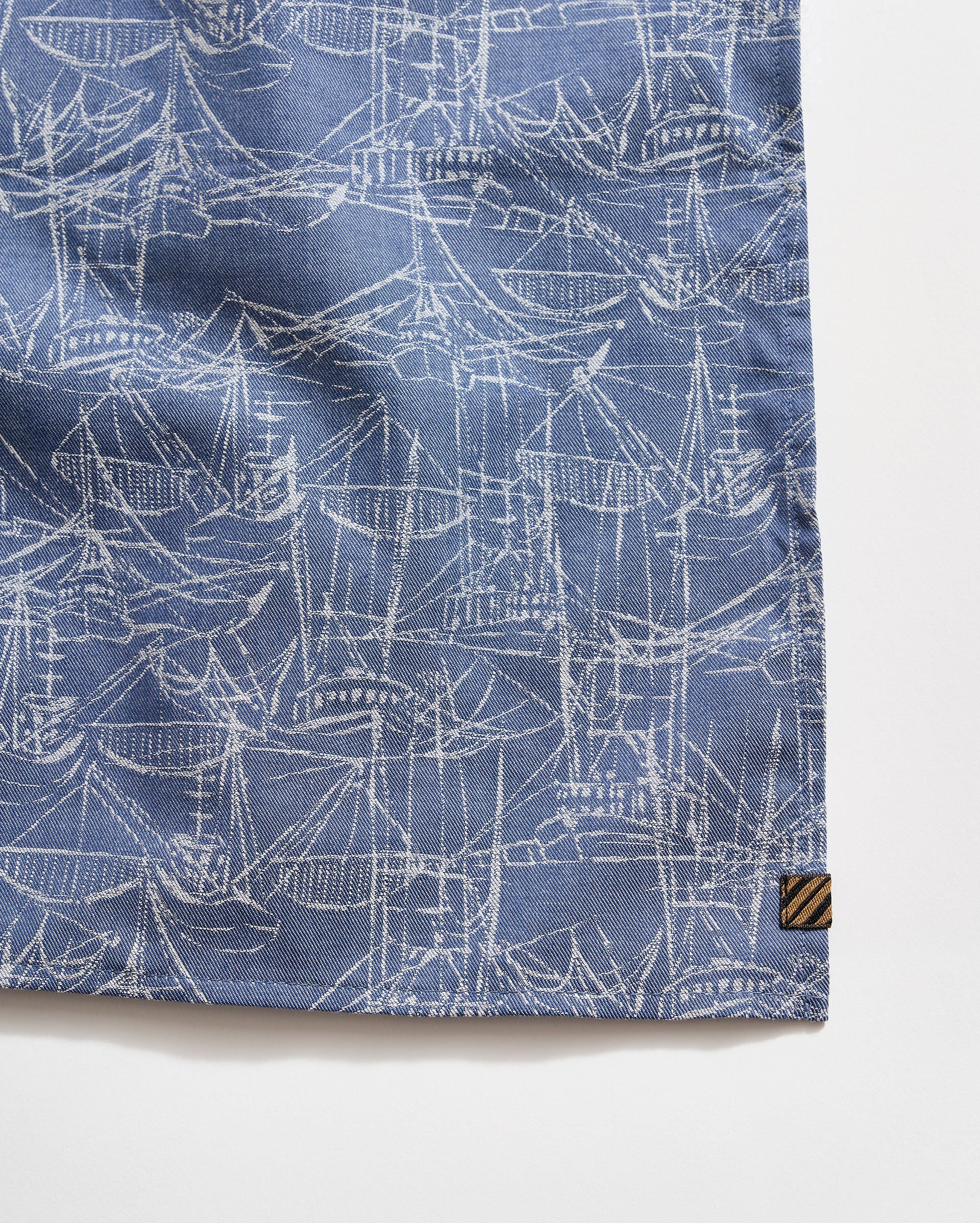 Melange Shrimp Boat Bandana Dark Denim Billy Reid