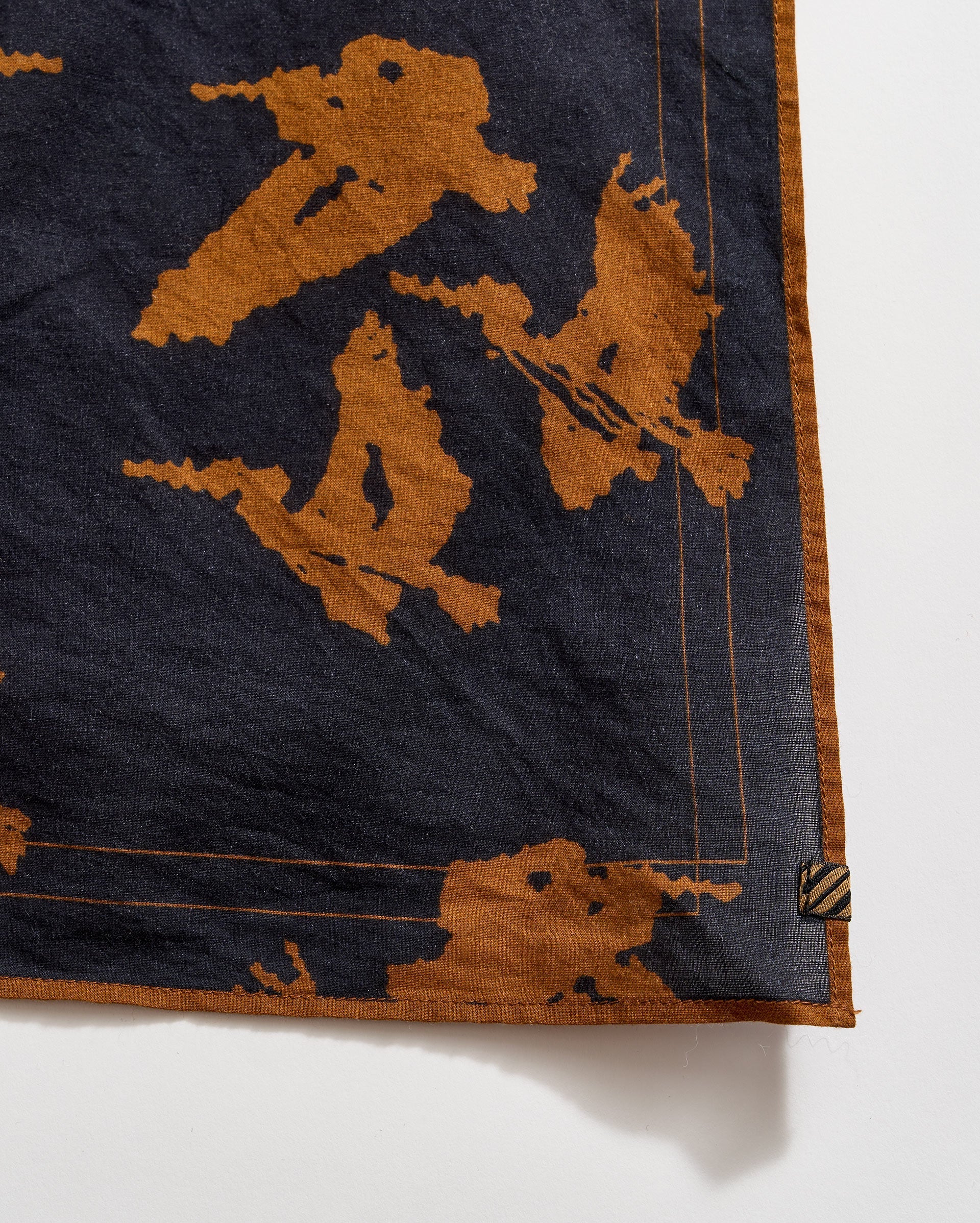 Pelican Bandana Black/Gold Billy Reid