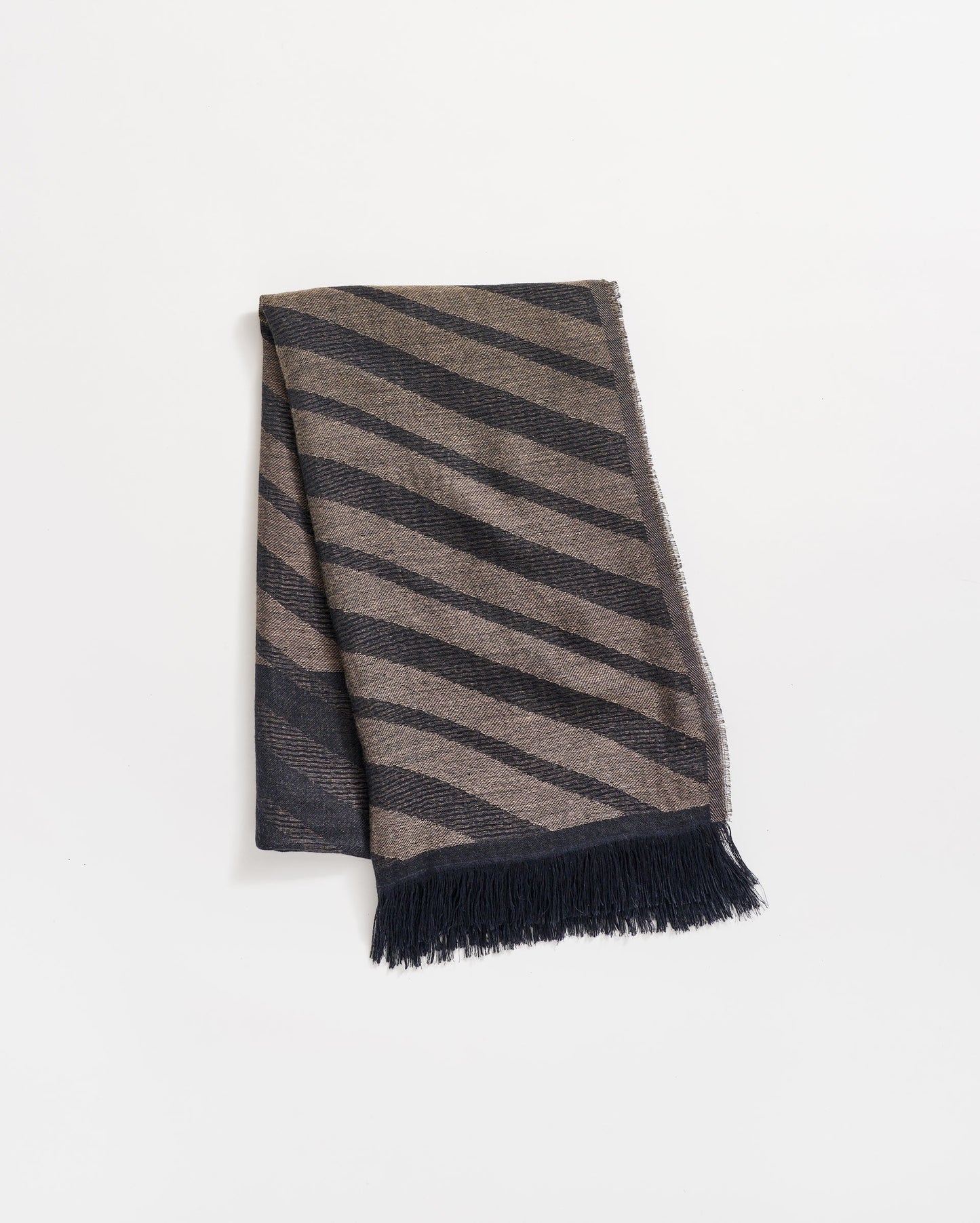 Woven Ribbon Scarf Black/Gold Billy Reid