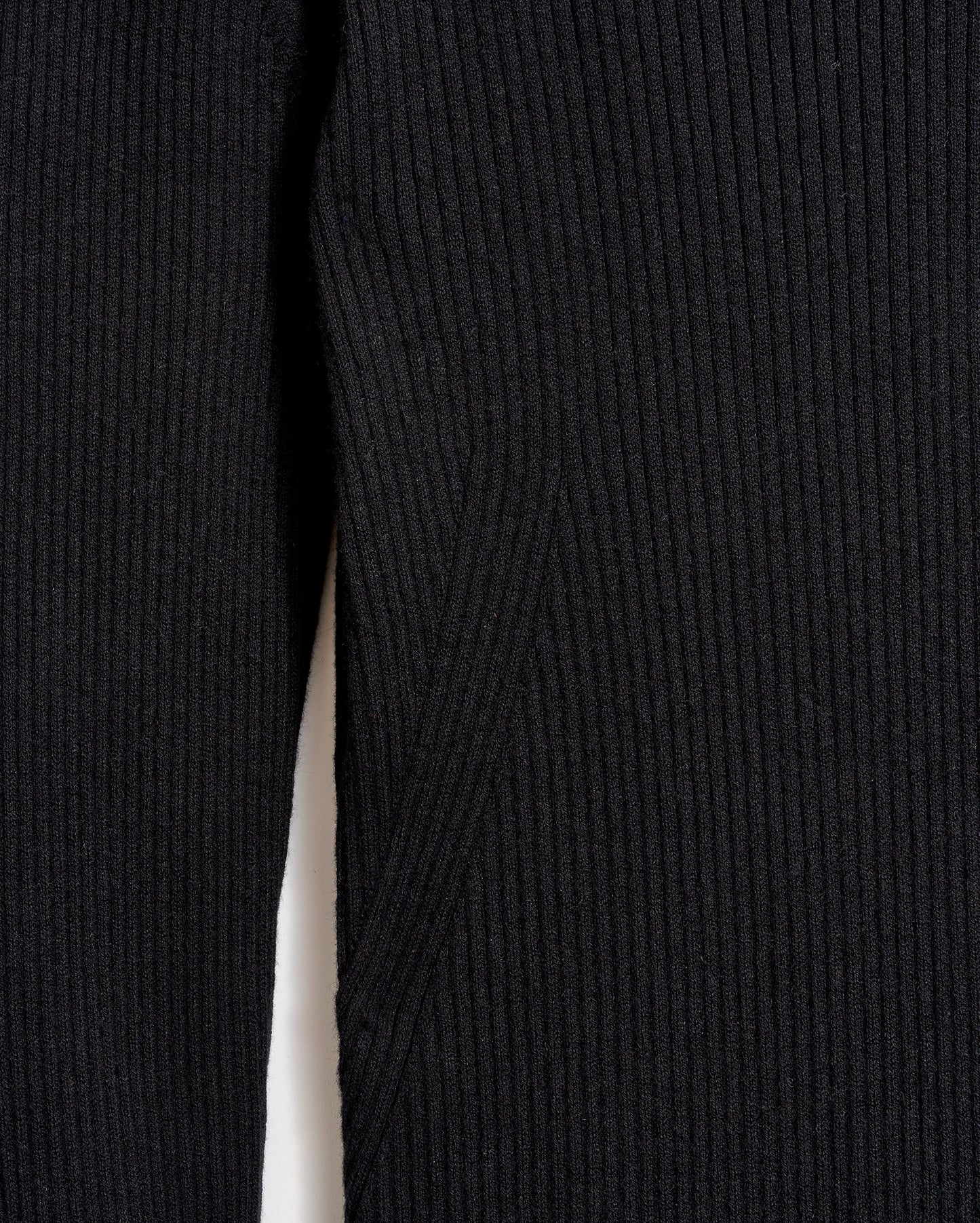Long Sleeve Rib Crew Black Billy Reid