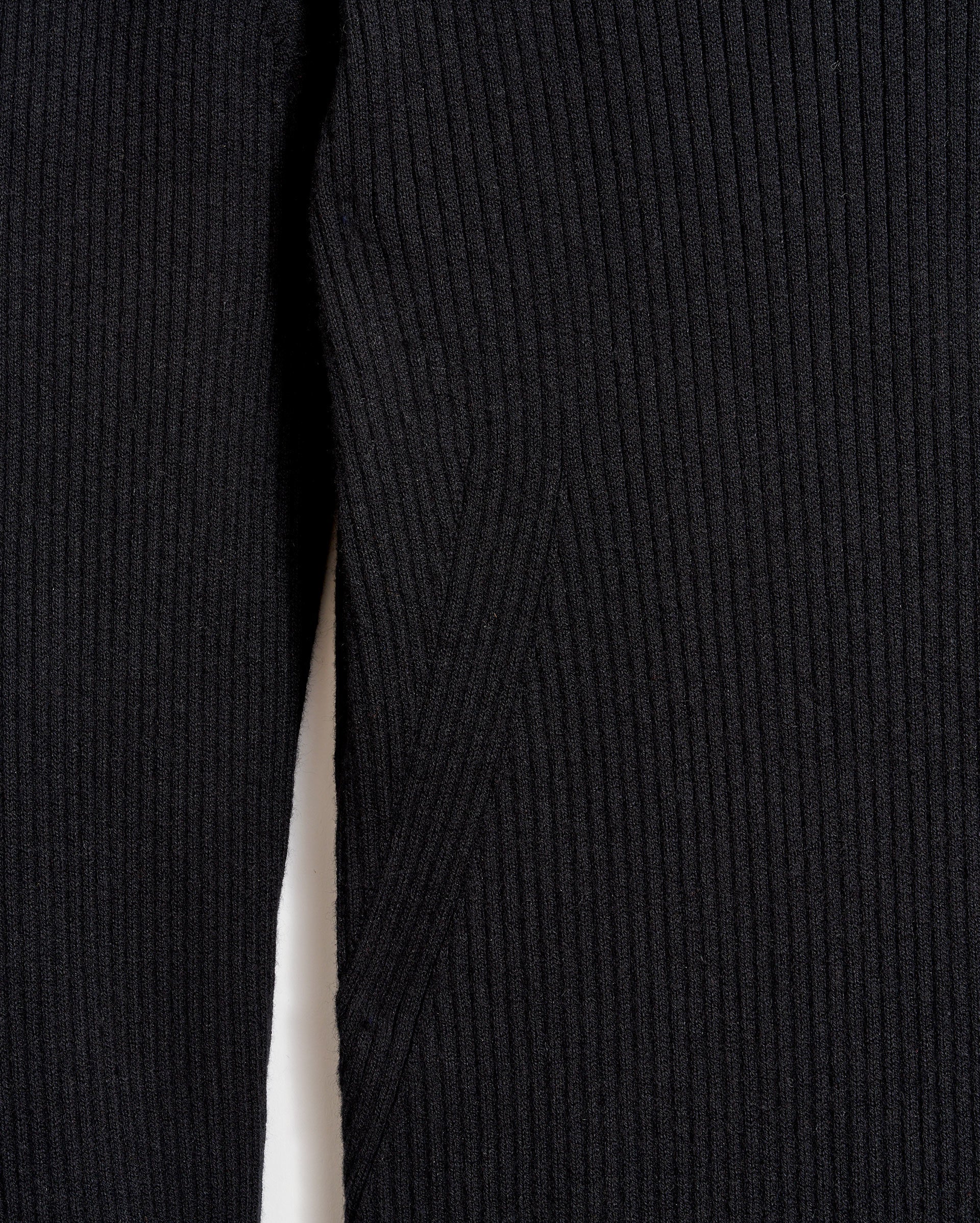 Long Sleeve Rib Crew Black Billy Reid