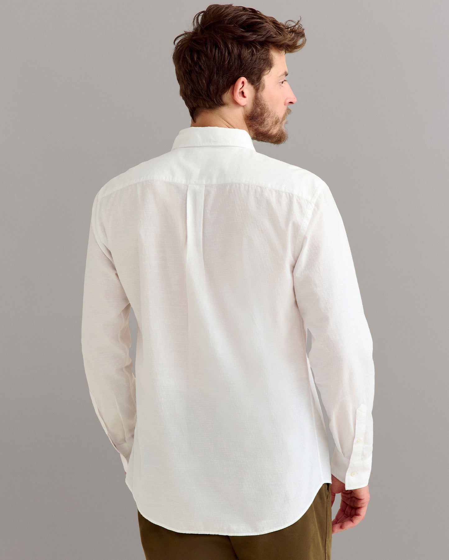Coupe Holt Dress Shirt White Billy Reid