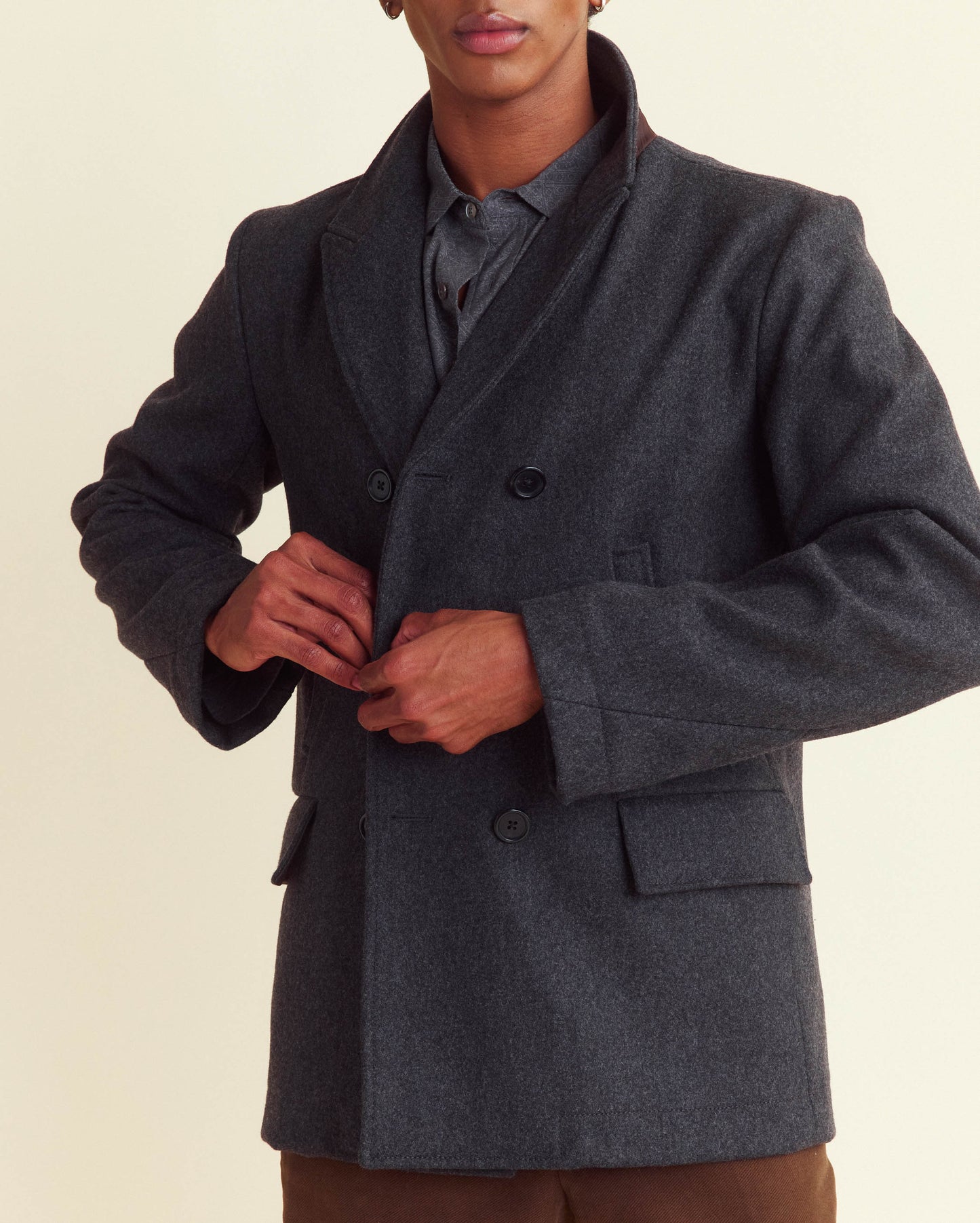 Bond Peacoat Grey Heather Billy Reid