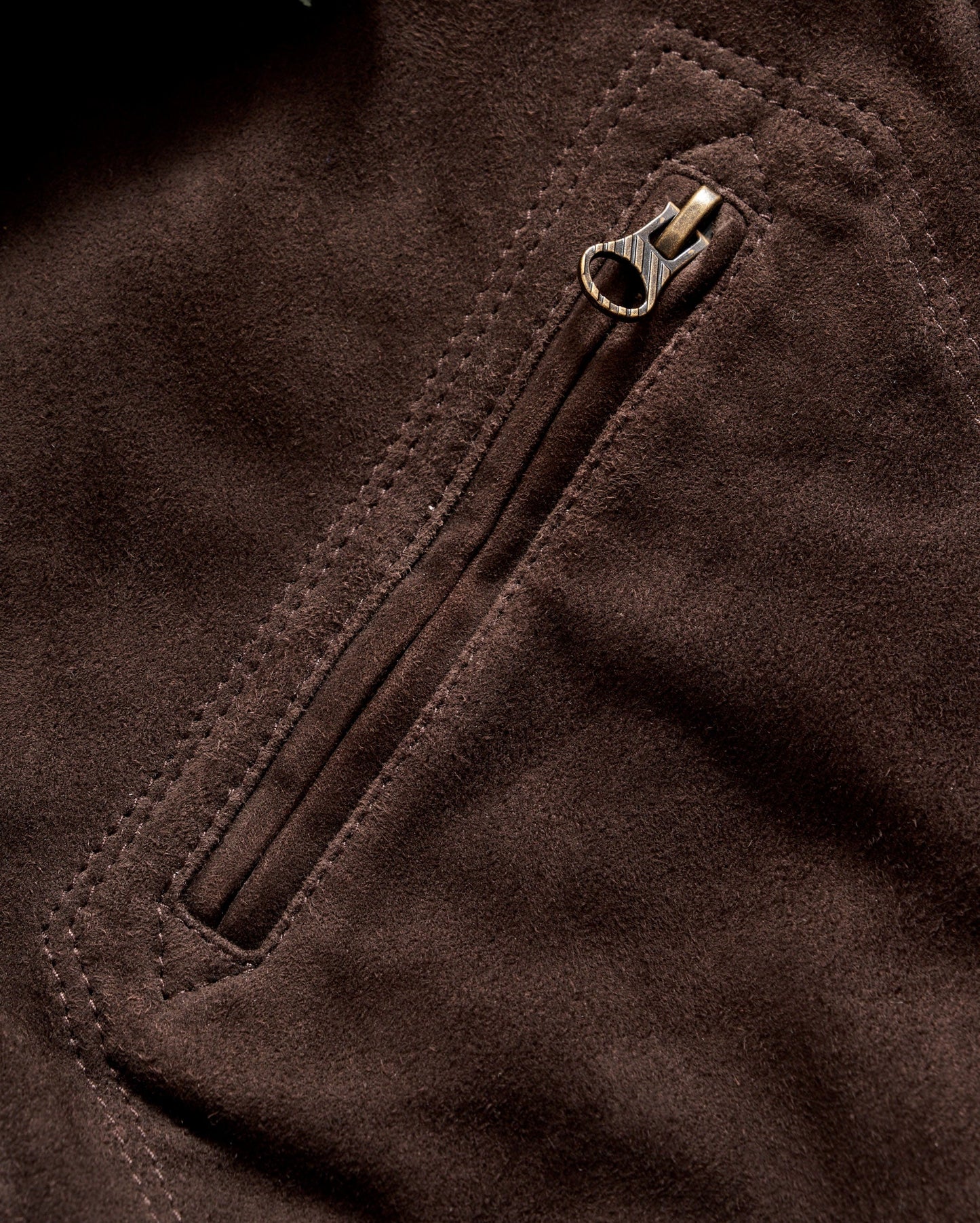 Suede Blake Jacket Chocolate Billy Reid