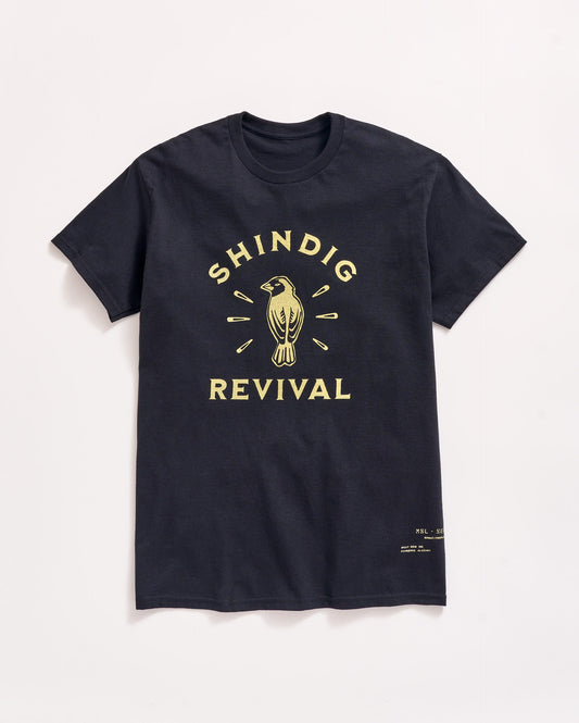 Shindig Tee Black Billy Reid