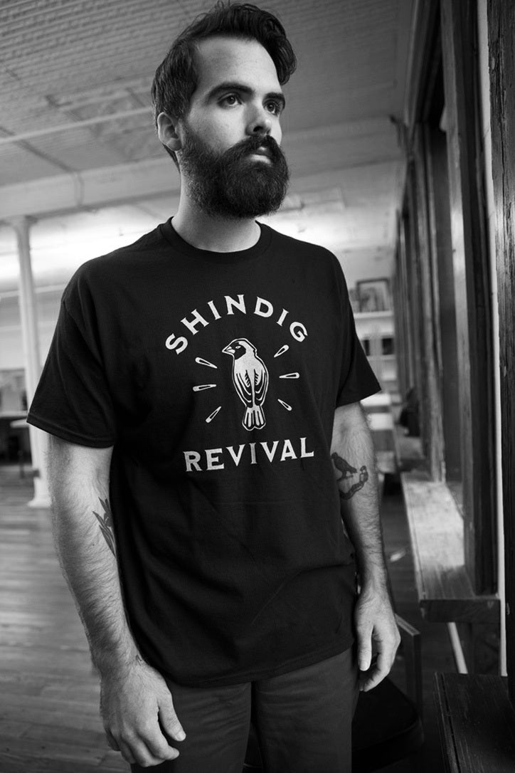 Shindig Tee Black Billy Reid