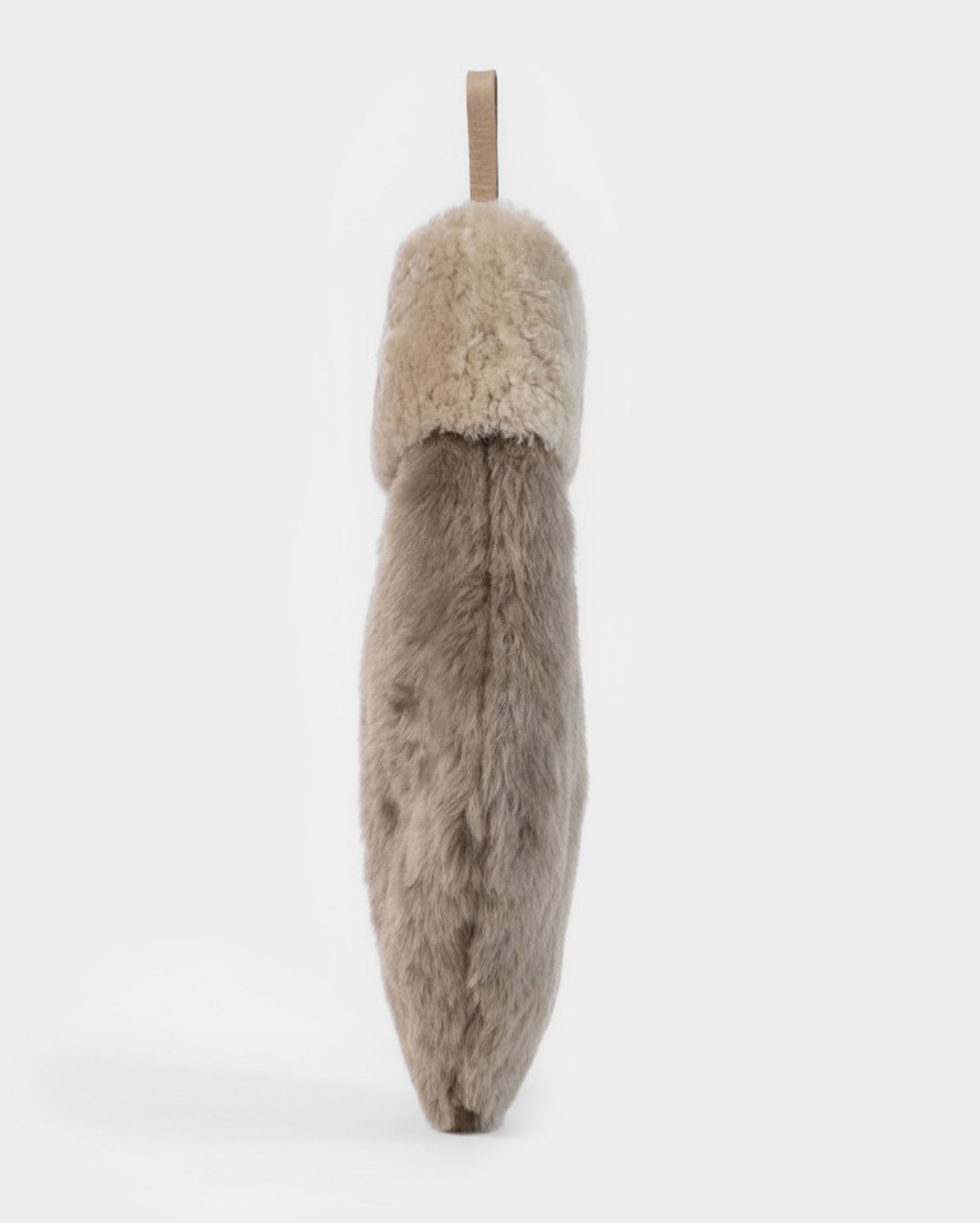 Moore & Giles Shearling Stocking Contrast Grey Billy Reid