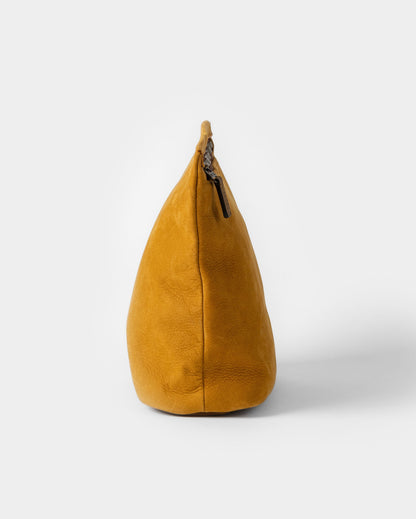 Moore & Giles Reclaimed Large Zip Pouch Griffin Camel Billy Reid