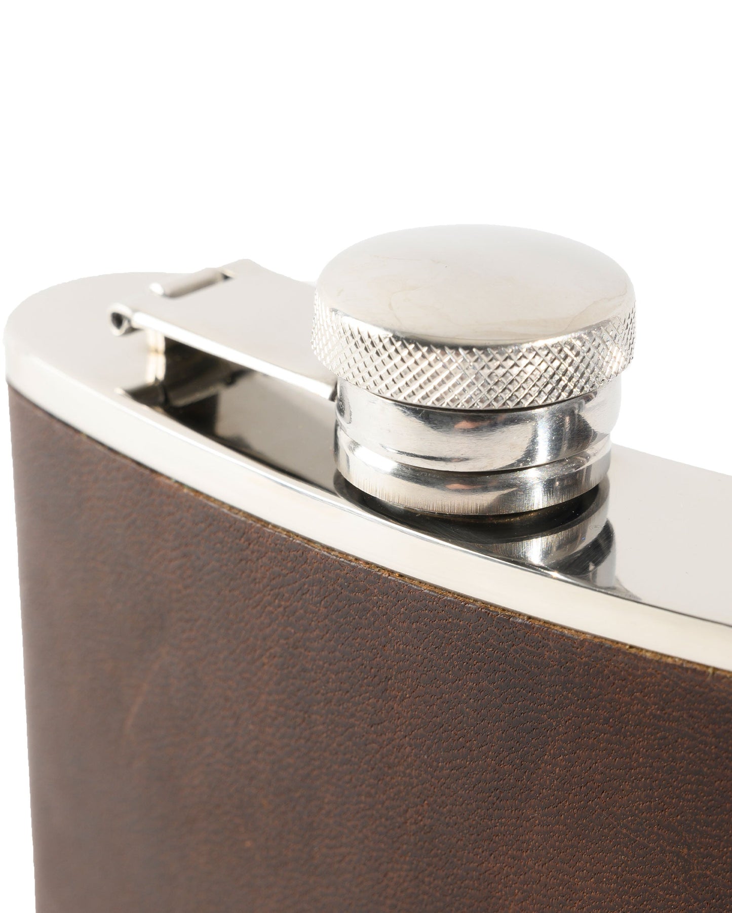 Moore & Giles Leather Wrapped Flask Baldwin Oak Billy Reid