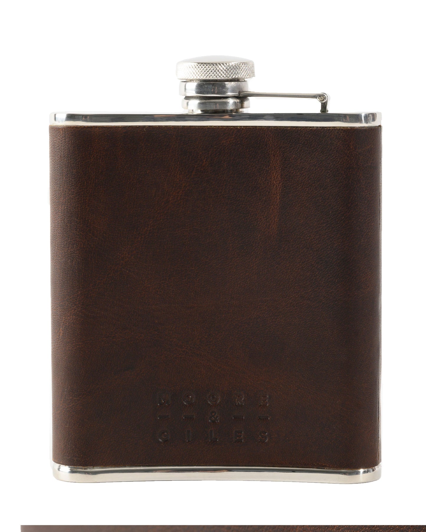 Moore & Giles Leather Wrapped Flask Baldwin Oak Billy Reid