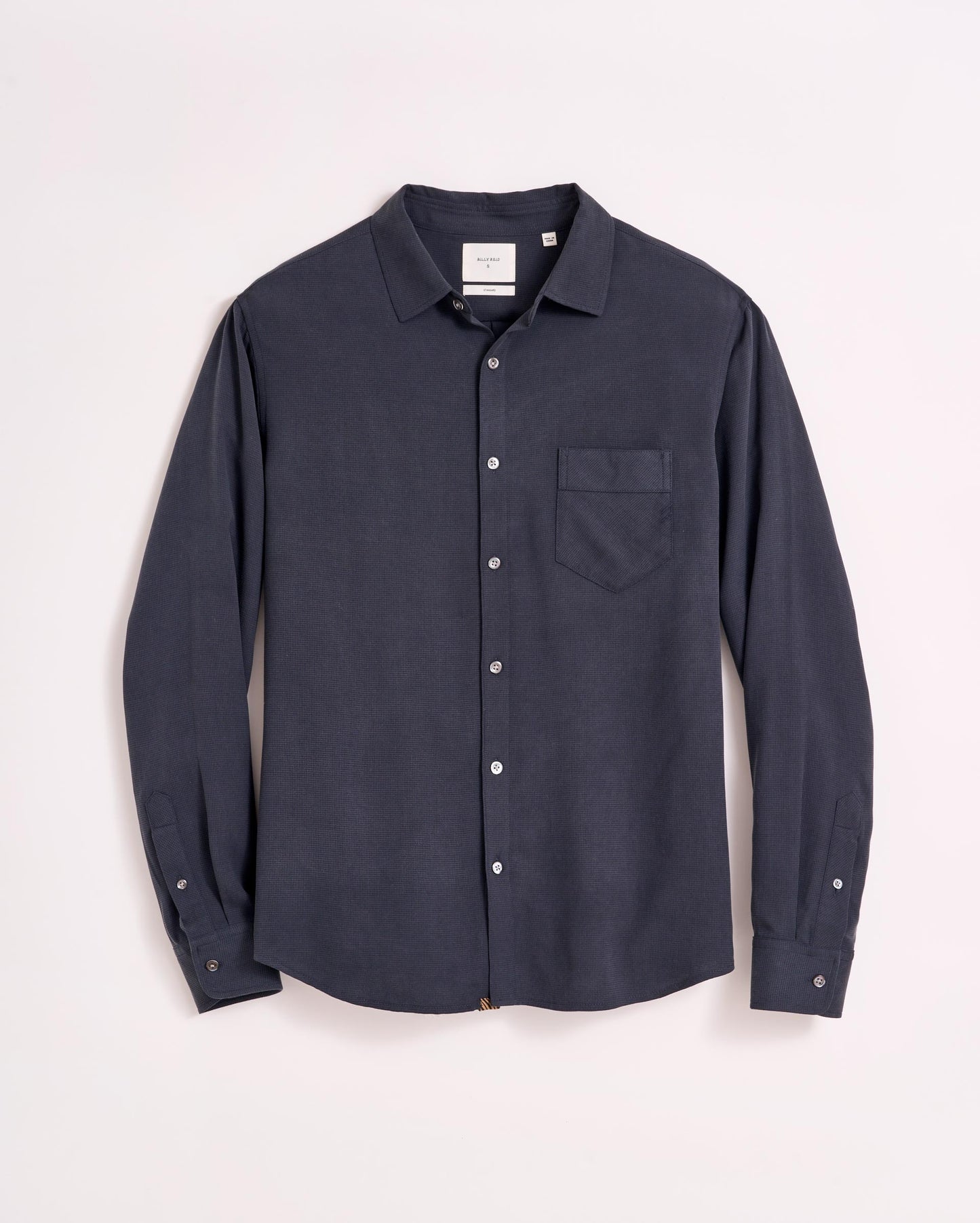 Silk John T Shirt Carbon Blue Billy Reid