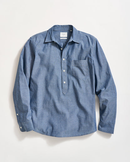 Chambray Popover Shirt Chambray Billy Reid