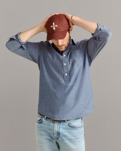 Chambray Popover Shirt Chambray Billy Reid