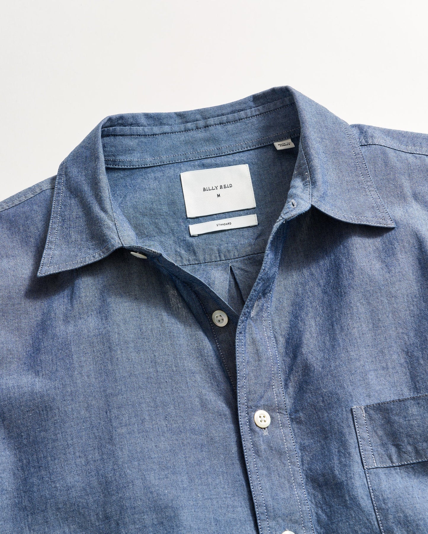 Chambray Popover Shirt Chambray Billy Reid