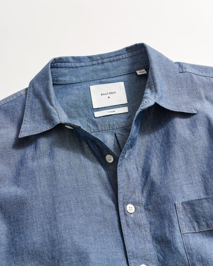 Chambray Popover Shirt Chambray Billy Reid