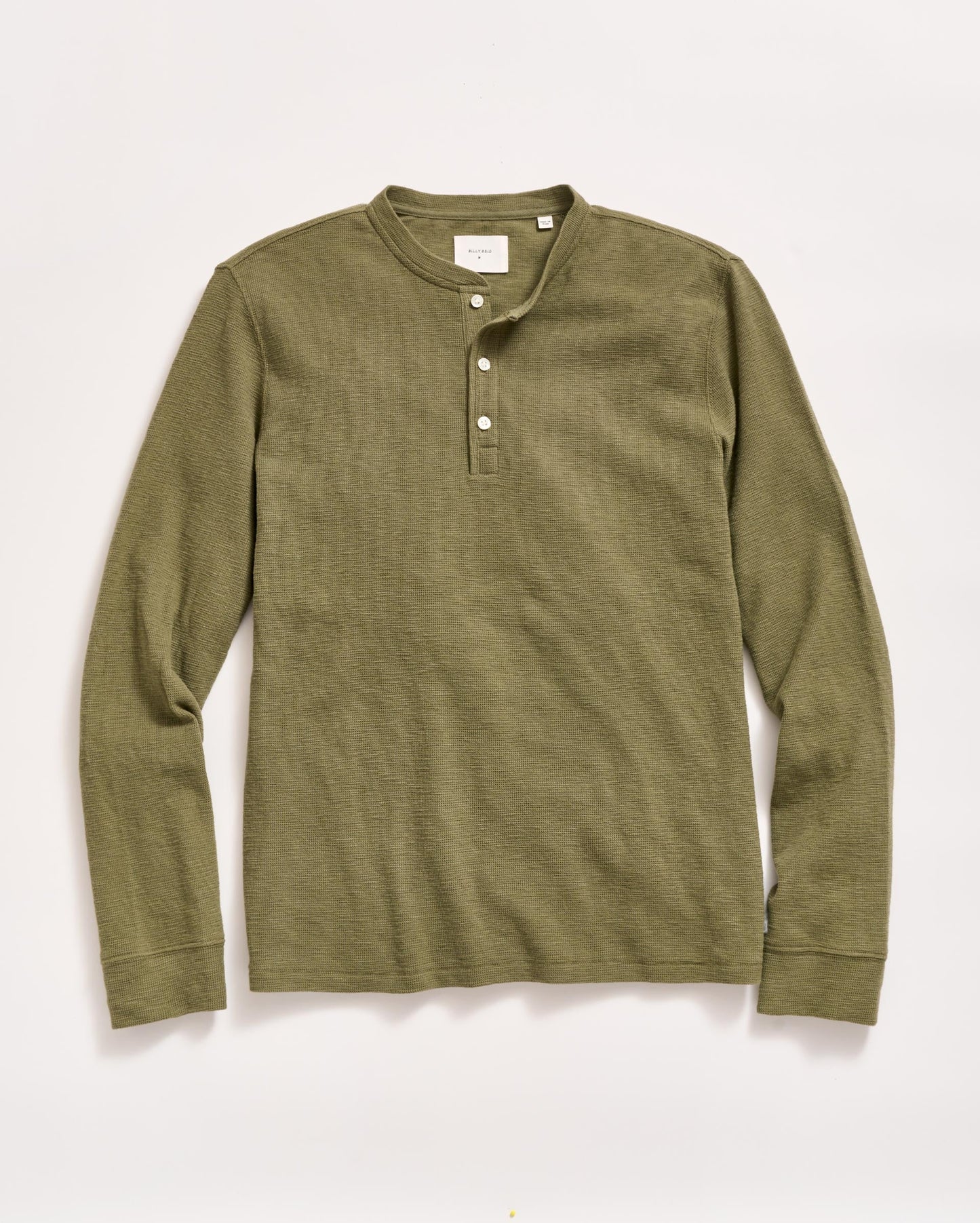 Slub Tuck Henley Lichen Green Billy Reid