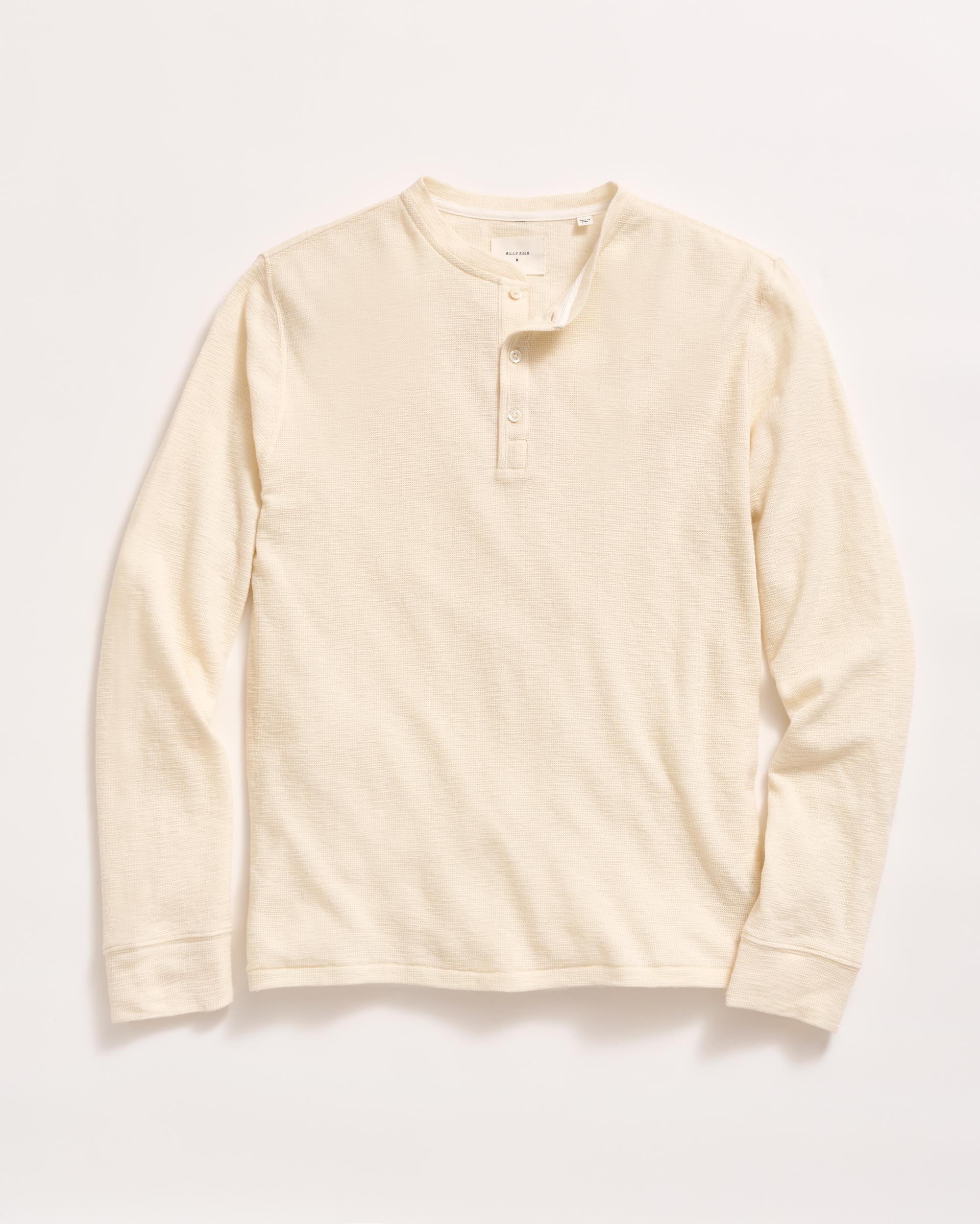 Slub Tuck Henley Tinted White Billy Reid