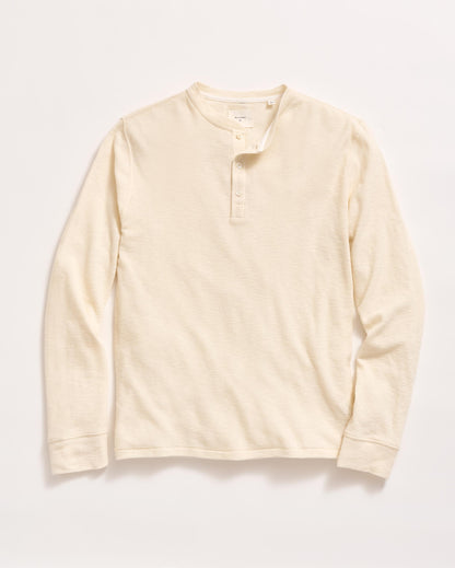 Slub Tuck Henley Tinted White Billy Reid