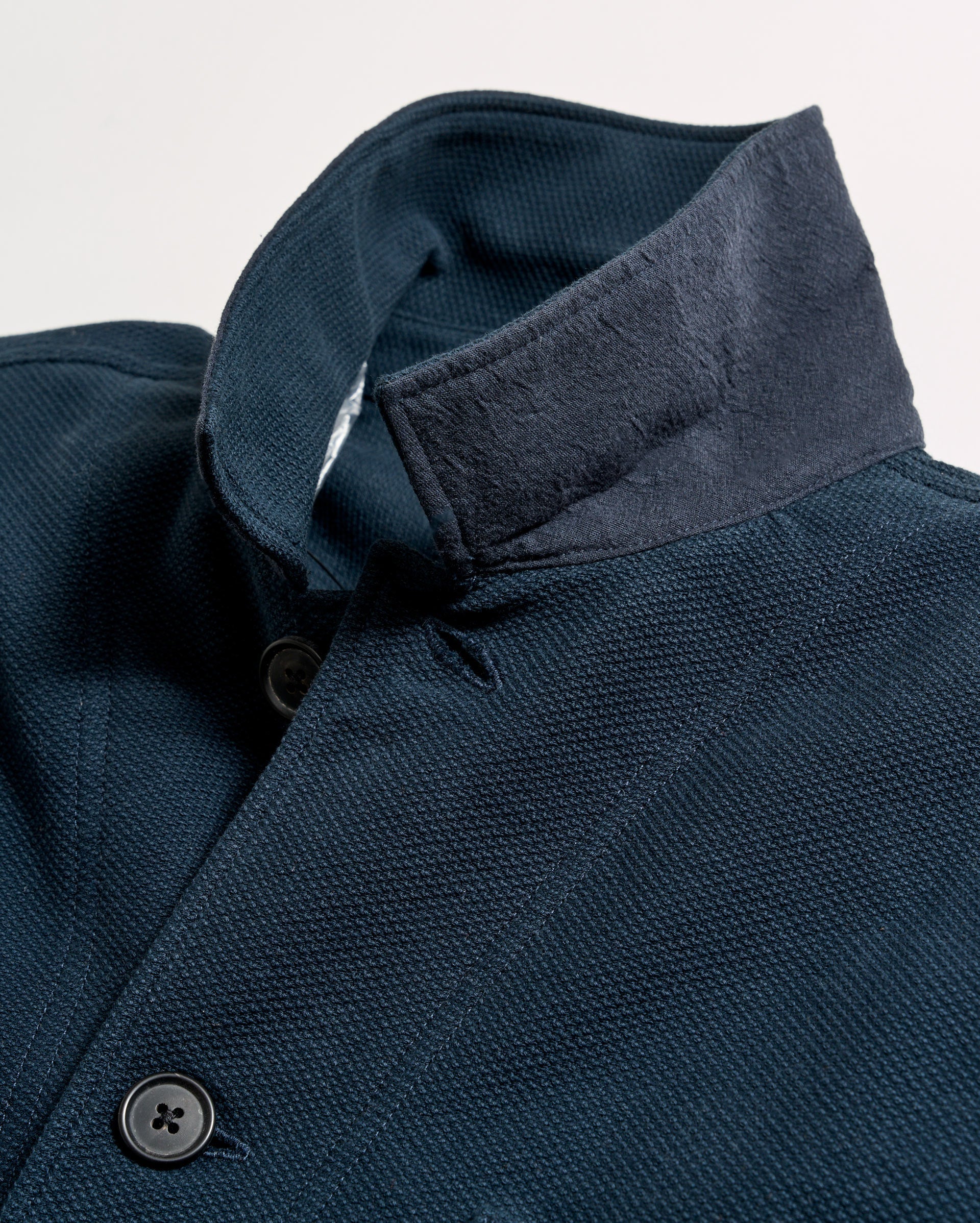 Pique Chore Jacket Carbon Blue Billy Reid