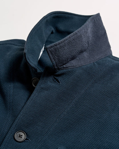 Pique Chore Jacket Carbon Blue Billy Reid