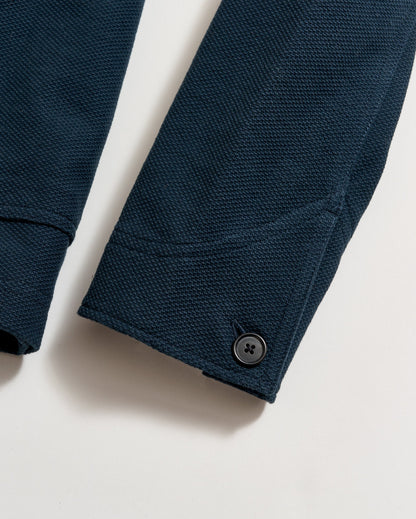 Pique Chore Jacket Carbon Blue Billy Reid
