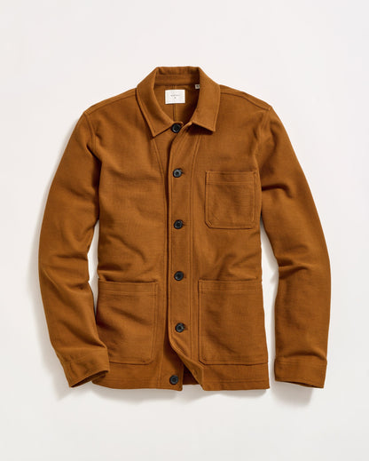 Pique Chore Jacket Billy'S Brown Billy Reid