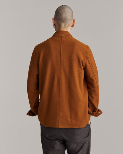 Pique Chore Jacket Billy'S Brown Billy Reid