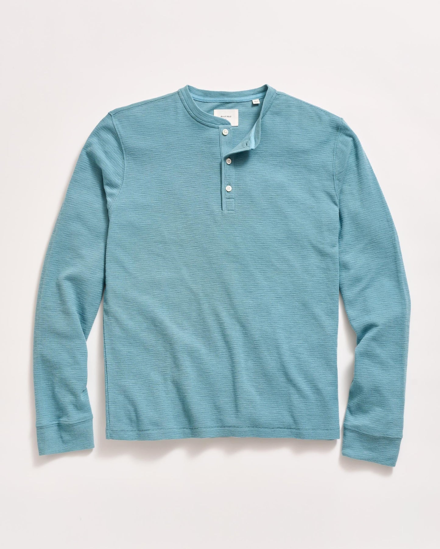 Slub Tuck Henley Steel Blue Billy Reid