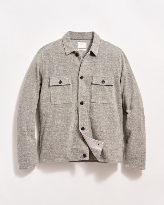 Numajiri Terry Jacket Medium Grey Heather Billy Reid