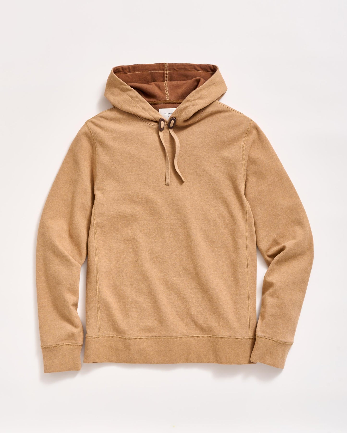 Rib Hoodie Pullover Camel Billy Reid