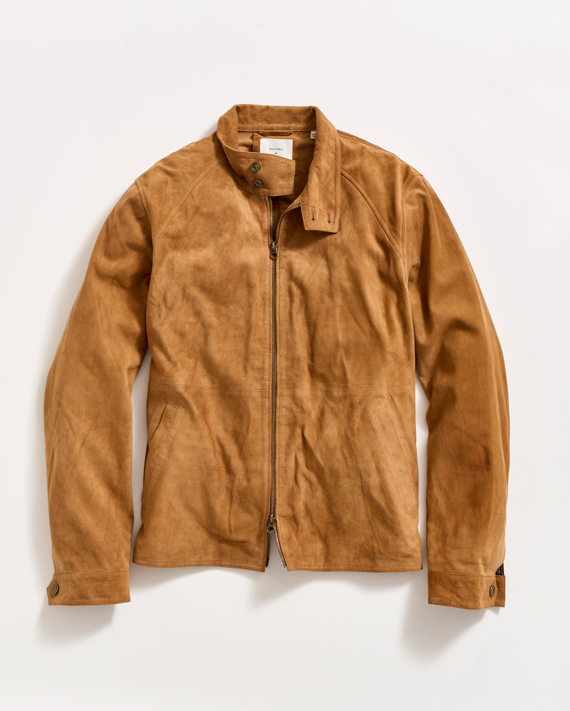 Suede Barracuda Jacket Oak Billy Reid