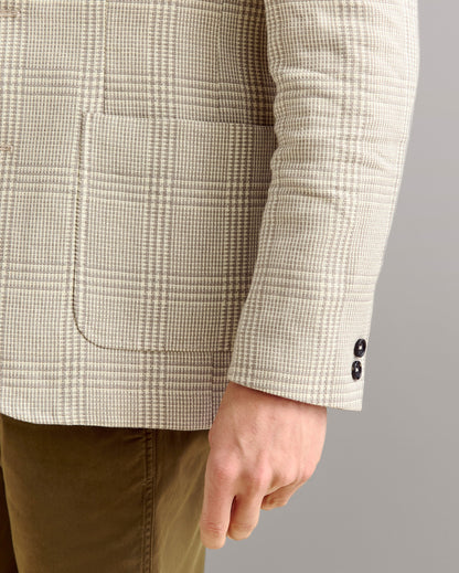 Glen Plaid Archie Jacket Natural Multi Billy Reid