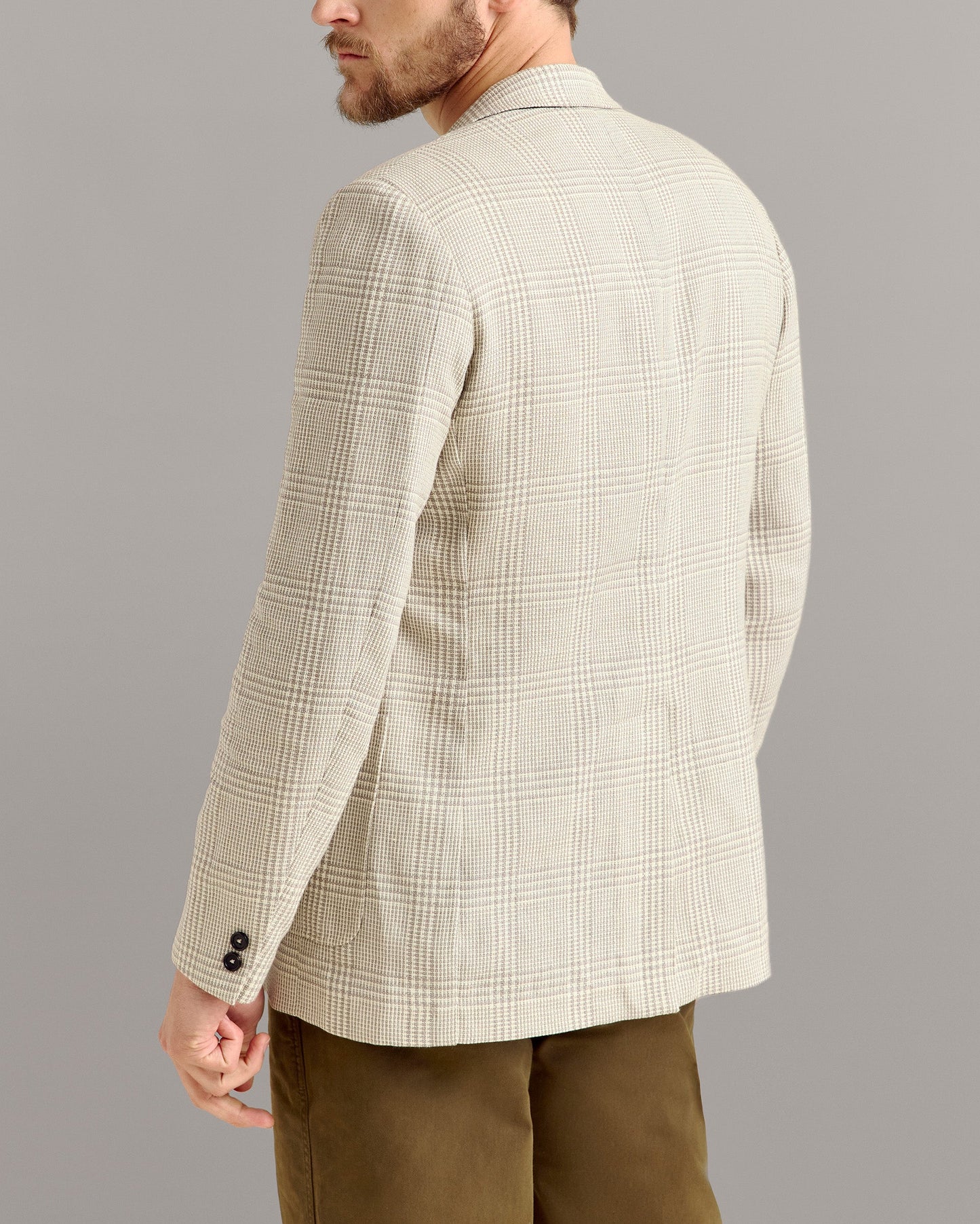 Glen Plaid Archie Jacket Natural Multi Billy Reid