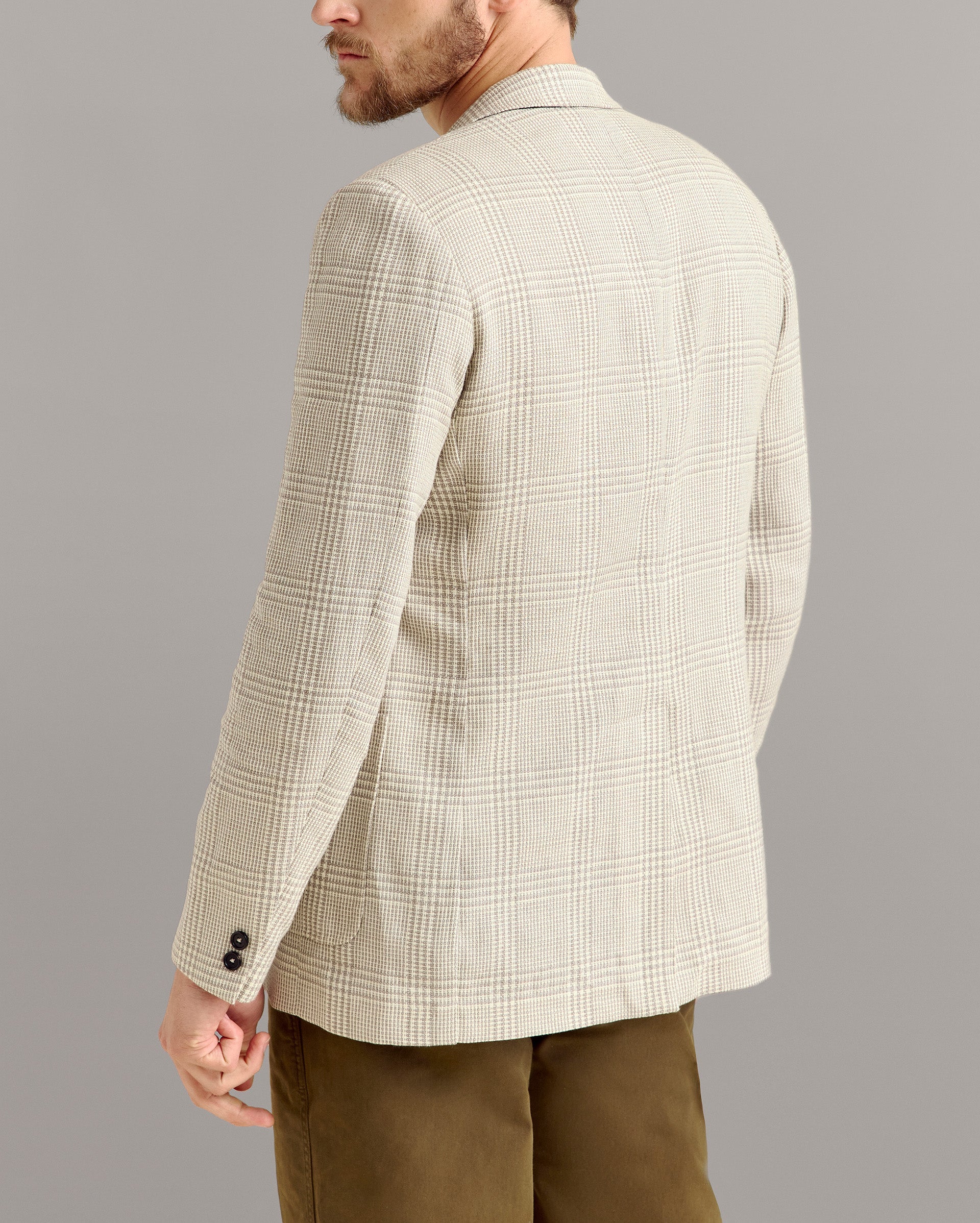 Glen Plaid Archie Jacket Natural Multi Billy Reid
