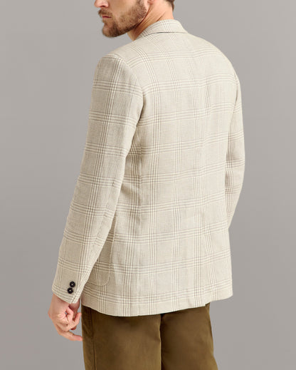 Glen Plaid Archie Jacket Natural Multi Billy Reid