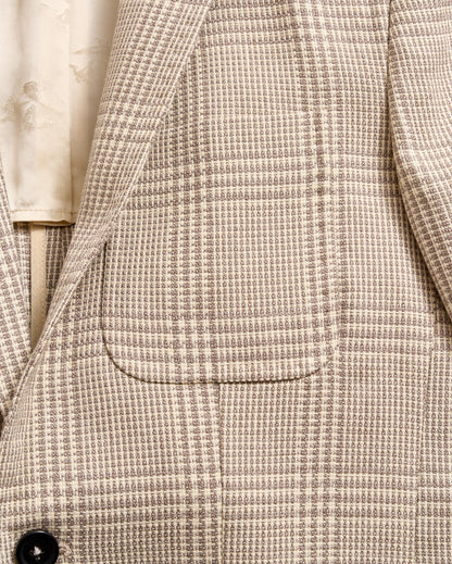Glen Plaid Archie Jacket Natural Multi Billy Reid
