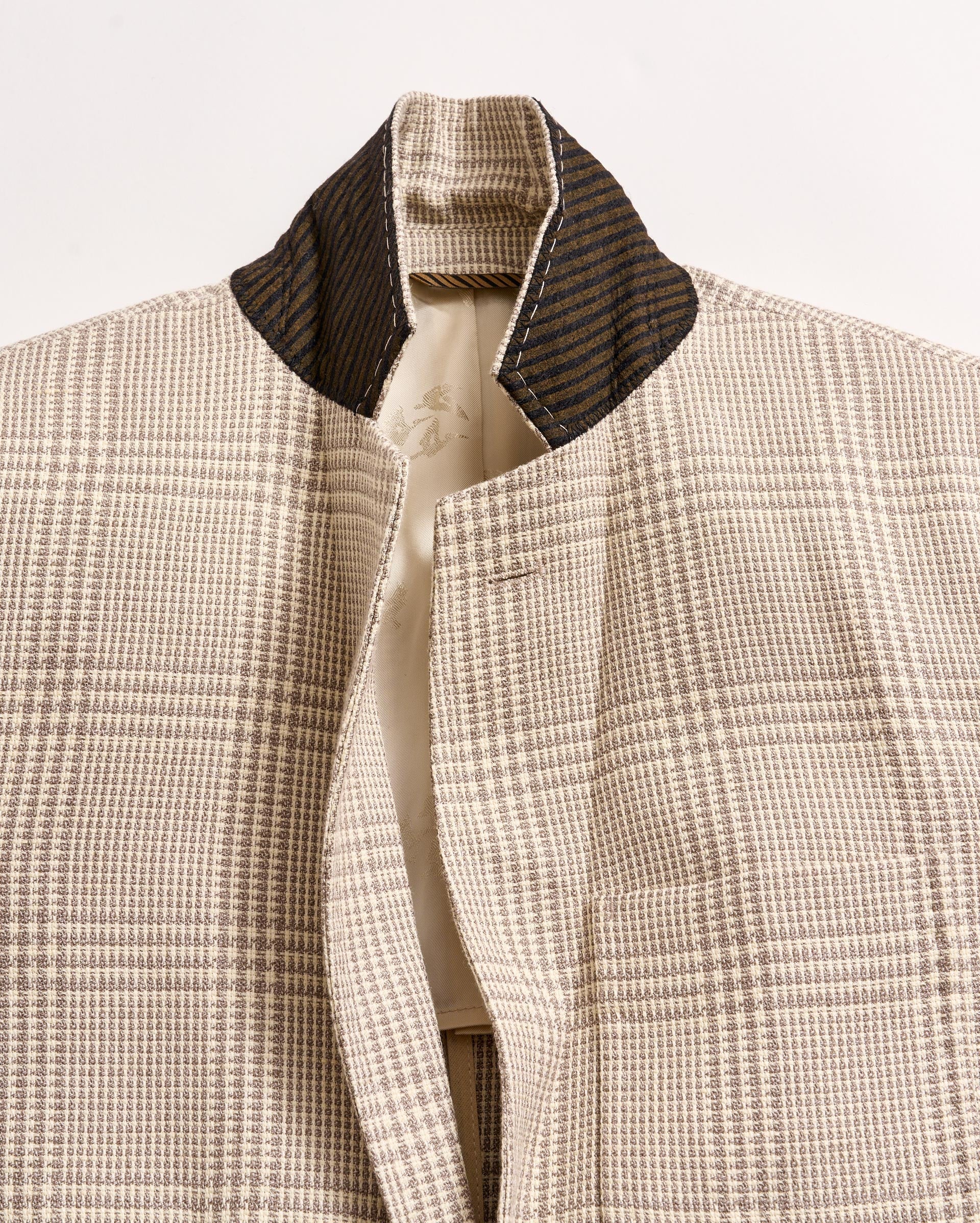 Glen Plaid Archie Jacket Natural Multi Billy Reid