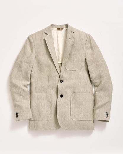 Herringbone Archie Jacket Highway Grey Billy Reid