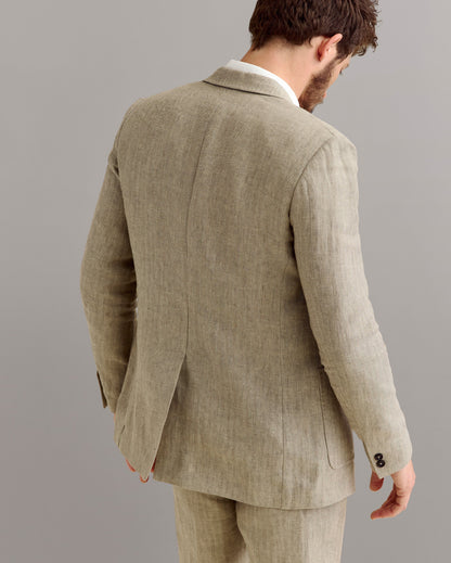 Herringbone Archie Jacket Highway Grey Billy Reid