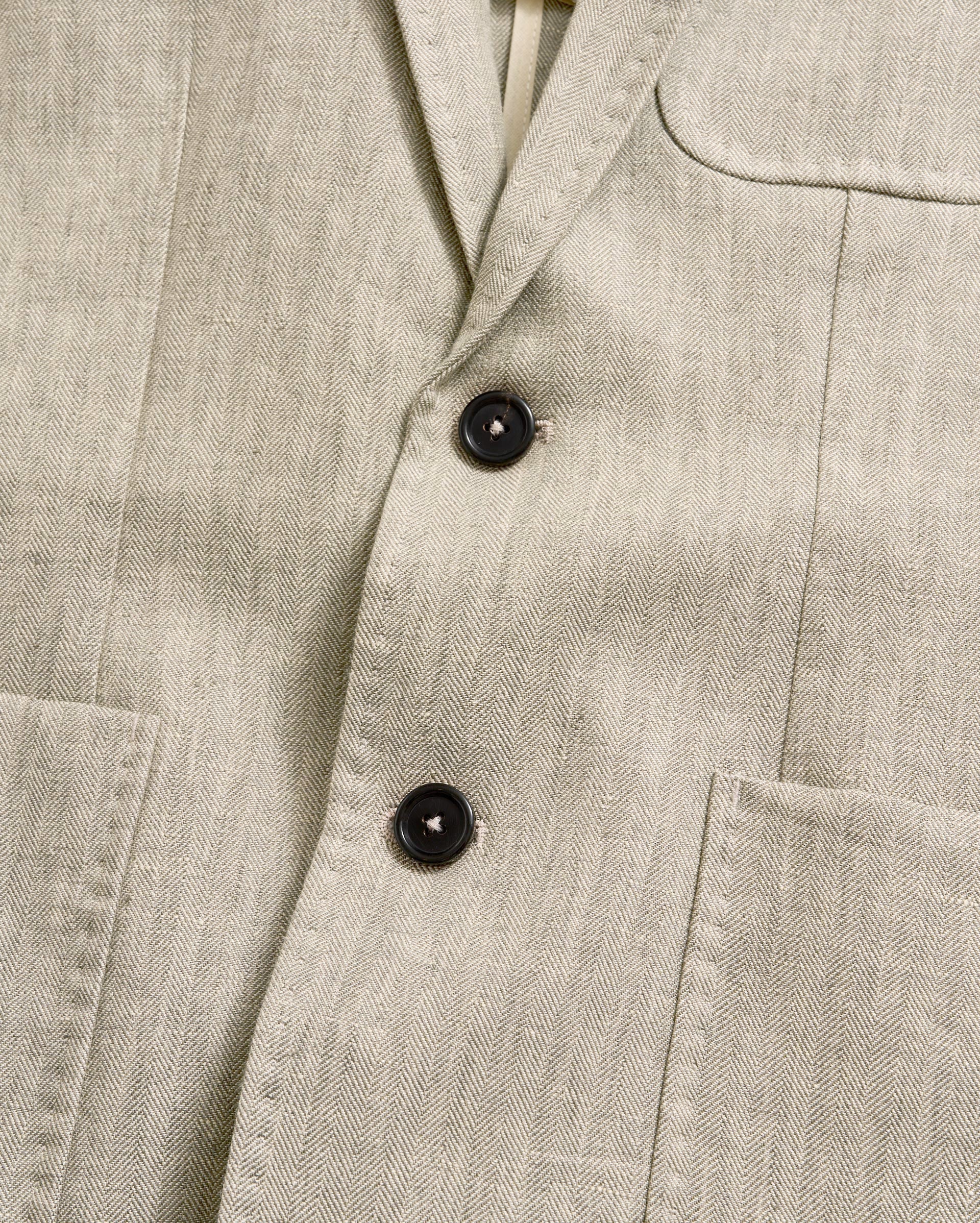 Herringbone Archie Jacket Highway Grey Billy Reid