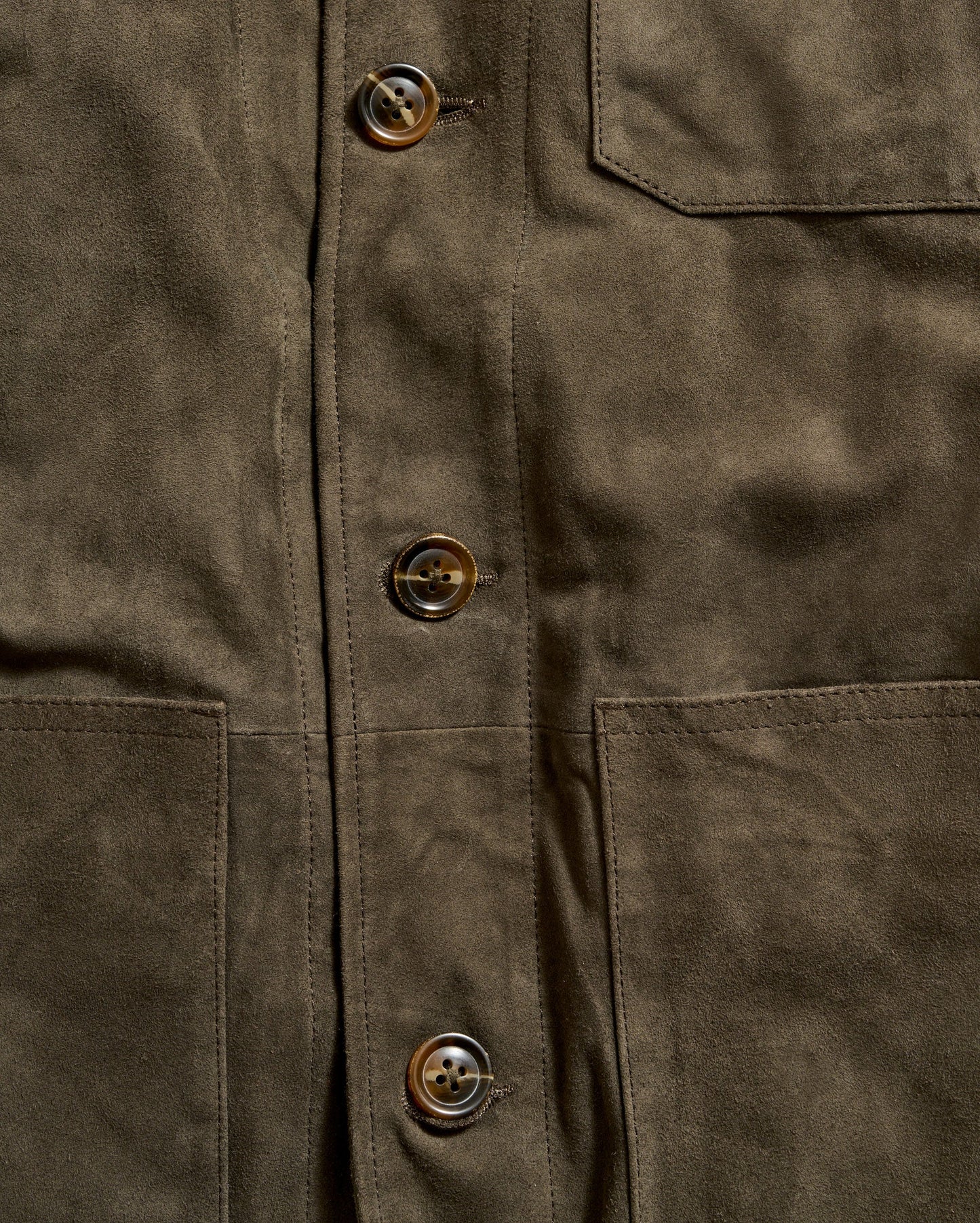 Eli Suede Chore Jacket Dark Loden Billy Reid