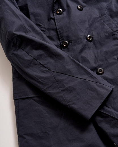 Waxed Bond Peacoat Navy Billy Reid