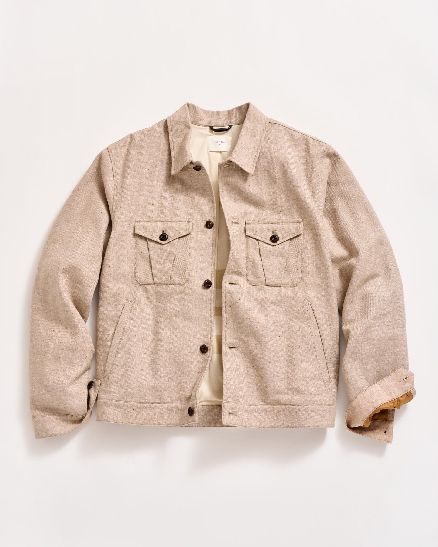 Tweed Members Jacket Pumice Billy Reid