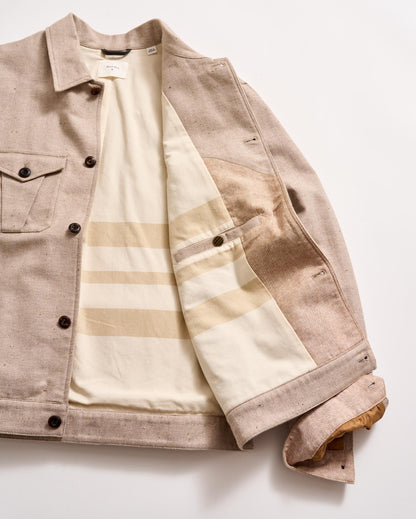 Tweed Members Jacket Pumice Billy Reid