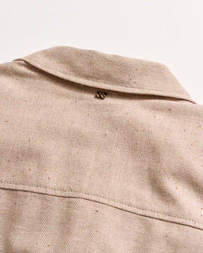 Tweed Members Jacket Pumice Billy Reid